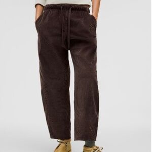 Lululemon Corduroy Relaxed Mid-Rise Pull-on Pant